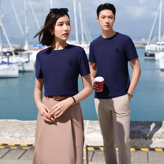 Upgrade your everyday essentials with the Seamless Round Neck T-Shirt. Whether paired with Dockers, dress pants, or jeans for a laid-back look, or layered under a blazer for work, this T-shirt adapts to any occasion. With anti-shrinkage, anti-wrinkle, and anti-fade technology, along with sweat-absorbent fabric, it keeps you looking sharp and fresh throughout the day.