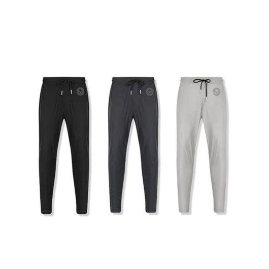 Men Trousers - Sportswear - Streetwear - Trending Pants - Casual Wear - Gym - Running - Training Trousers - Stretch Waistband - Both Side Pocket Zips - Both Side Ankle Zips - Dark Grey Reflector Logo Design Elements