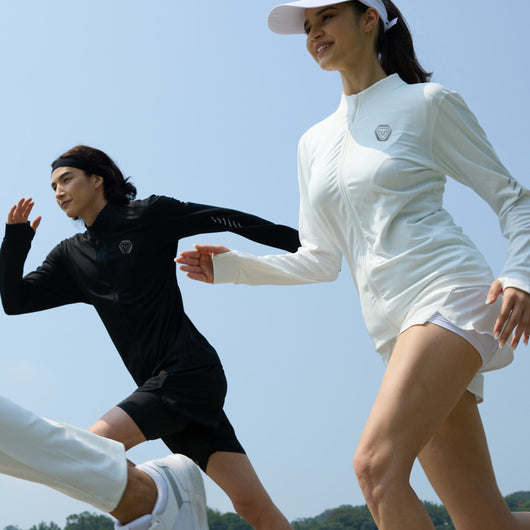 Fabrique Au Italy - Eco Wear- 4 Way Stretch - Muscle Control - Breathable - UV Protect - Quick Drying - Extra Comfort - Moisture Management - Perfect fit - Design Pattern Au Scandinavia - Developed in Yiwu.