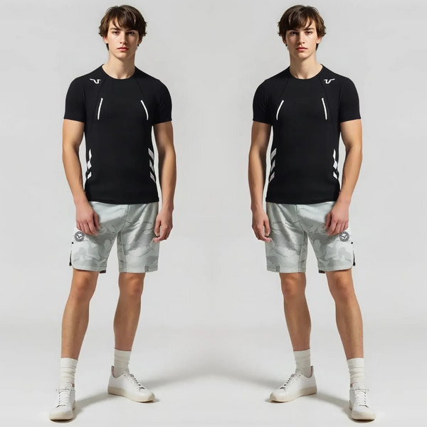 Experience ultimate comfort with the Air-cool Running Shorts, crafted from breathable, quick-dry, and lightweight fabric. These men's gym and streetwear bottoms feature a 4D breathable mesh design, ensuring maximum airflow and moisture control.