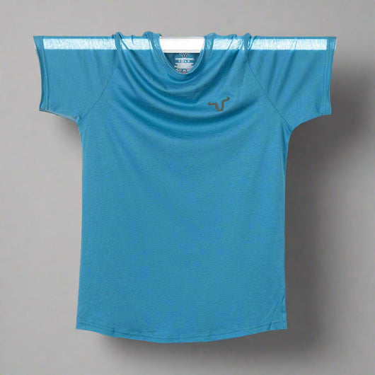 Its slim-fit cut is enhanced with rugged round neck, rugged sleeves, and a double rugged bottom style, giving it a strong and stylish appeal.