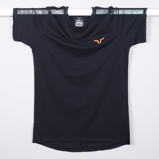 This Short Sleeve Unisex T-shirt features a front straight high cut with a low round back and side slit for a unique design.
