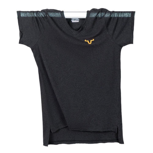 This Short Sleeve Unisex T-shirt is designed with a front straight high cut, back straight low design, and side slit for a stylish look.