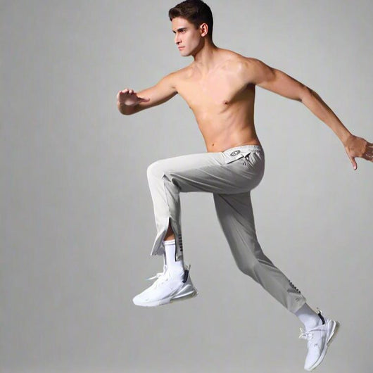 Spandex Polyester Fiber - Anti Wrinkle - Eco Wear - 4 Way Stretch - Muscle Control - Breathable Fabric - Quick Drying - Extra Comfort - Moisture Management - Perfect straight fit - Non Shrinking - Non Deformation - Non Pilling.