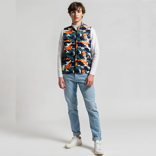 Introducing our revolutionary collar vest, puffer Casual soft profiles jacket. The epitome of style n performance in Semi-cold weather activewear.