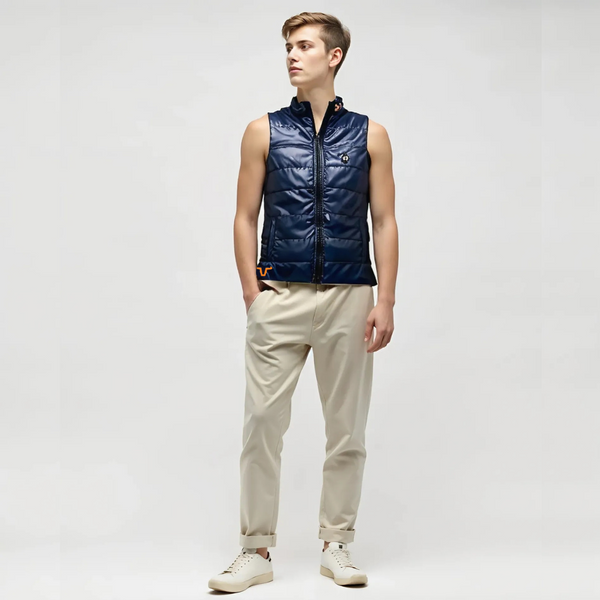 Introducing our revolutionary collar vest, puffer Casual soft profiles jacket. The epitome of style n performance in Semi-cold weather activewear.