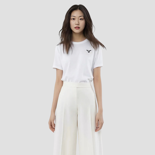 This Short Sleeve Unisex T-shirt is designed with a round front and back for a clean and balanced look.