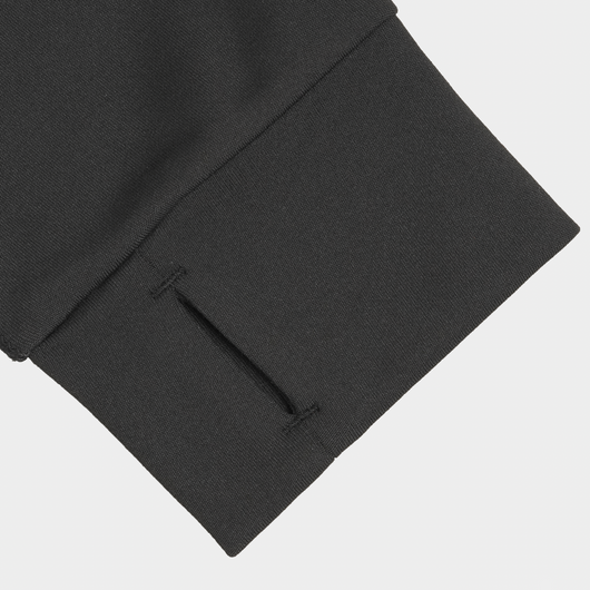 High Performance - Long Sleeve - Unisex Design - Side Slit - Front High Straight - Back Low Straight - Logo Dark Grey - Slim-Fit - High Round Neck - Thin Bottom Style