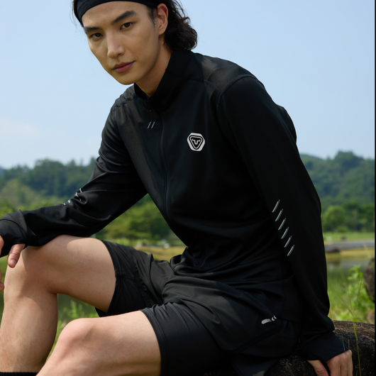 Fabrique Au Italy - Eco Wear- 4 Way Stretch - Muscle Control - Breathable - UV Protect - Quick Drying - Extra Comfort - Moisture Management - Perfect fit - Design Pattern Au Scandinavia - Developed in Yiwu.