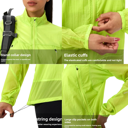 Active Casual Wear Street Wear for Indoor Outdoor Activity - Ultra Thin Breathable Weightless Casual Wear Top for Men &amp; Women - UV Protect Sports Fitness - Fabric One 100% Breathable Special Polyester Fiber Design For Clothes - Fabric Two Inside Lining Soft Poly 77% - Inner Mesh Special Poly Fiber 23% To Give Maximum Skin Comfort - Antistatic Antiultraviolet - UPS 50 - UVB 50 - UV Protection.