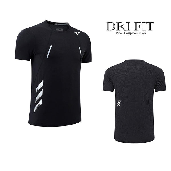 PRODUCT FEATURES
3D Dri-Fit - Pro Compression - High Performance - Black Athleisure&nbsp;

Spandex 12% - Polyester Micro Fiber 88% - Short Sleeve T-shirt Design -&nbsp; Front &amp; Back Straight - White Logo &amp; Reflected Grey - Slim-Fit - Round Neck - Thin Bottom Style - Unisex

Fabrique Au Korea - Dri Fit - Eco Wear- 4 Way Stretch - Muscle Control - Breathable - UV Protect - Quick Drying - Extra Comfort - Moisture Management - Perfect fit - Design Pattern Au Vietnam - Developed in Yiwu China.
