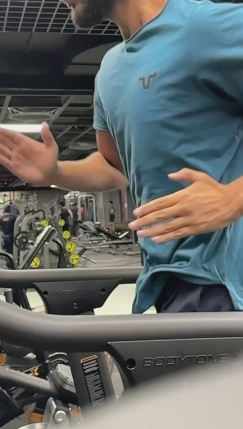 This Short Sleeve Unisex T-shirt features a modern design with a front & back round shape side slit for a distinctive look.